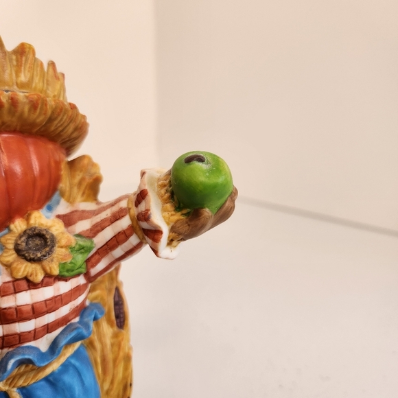 Partylite Scarecrow Reed Diffuser Holder Halloween Fall Pumpkin Home Decor Crow - Picture 5 of 11